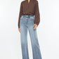 Kancan High Rise Slim Wide Leg Jeans