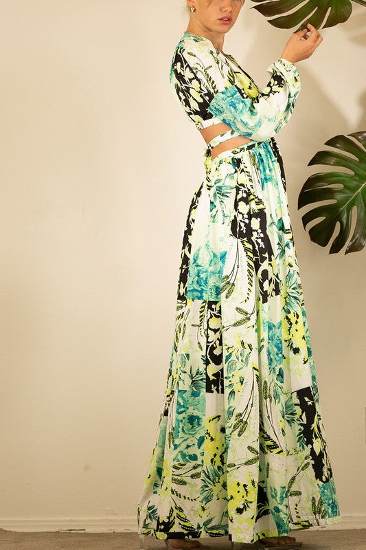 Printed Maxi Dress