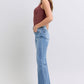 Judy Blue Full Size Raw Hem High Rise Bootcut Jeans