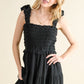 And The Why Smocked Ruffled Tiered Dress