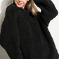 Fuzzy Faux Fur Oversized Sweatshirt