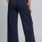 Umgee Drawstring Wide Leg Pants with Pockets