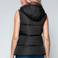 Snobbish Snap and Zip Closure Hooded Vest