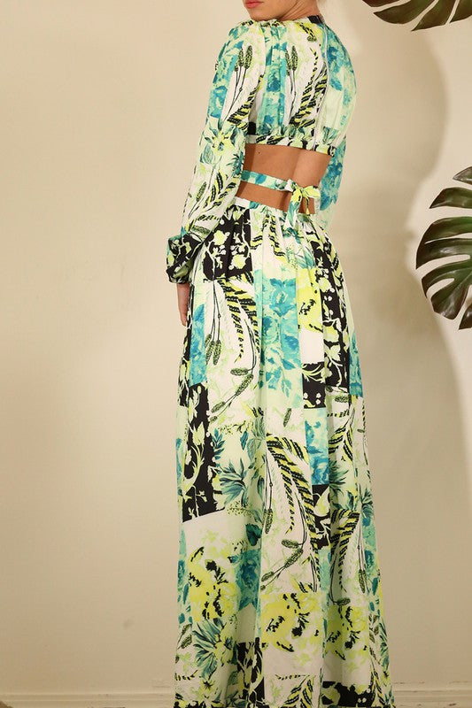 Printed Maxi Dress