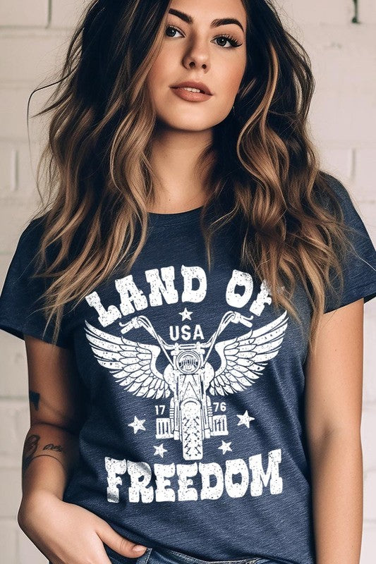 Land of Freedom Graphic T Shirts