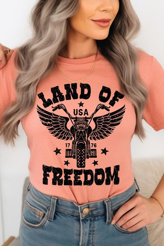 Land of Freedom Graphic T Shirts