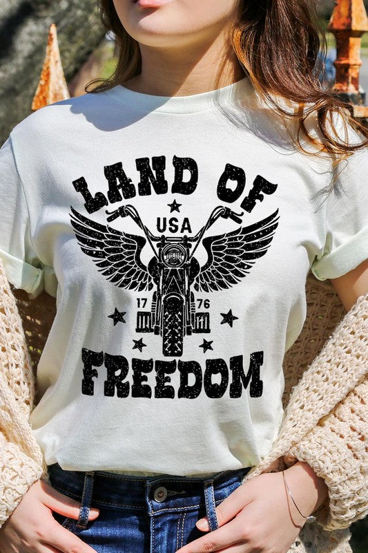 Land of Freedom Graphic T Shirts