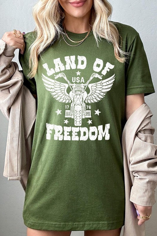 Land of Freedom Graphic T Shirts