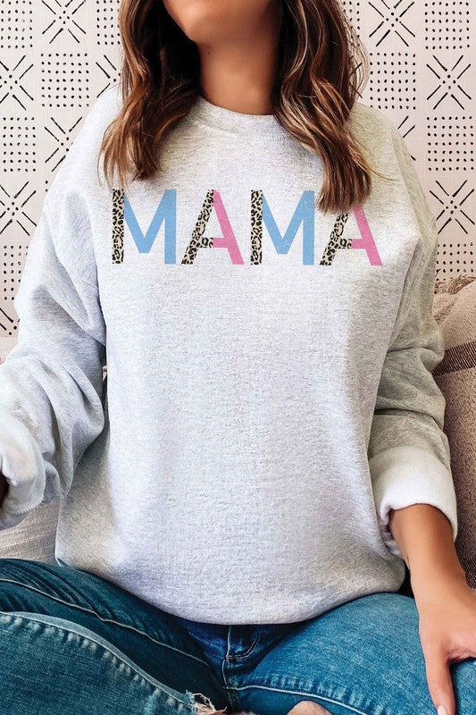 Leopard Mama Graphic Sweatshirt