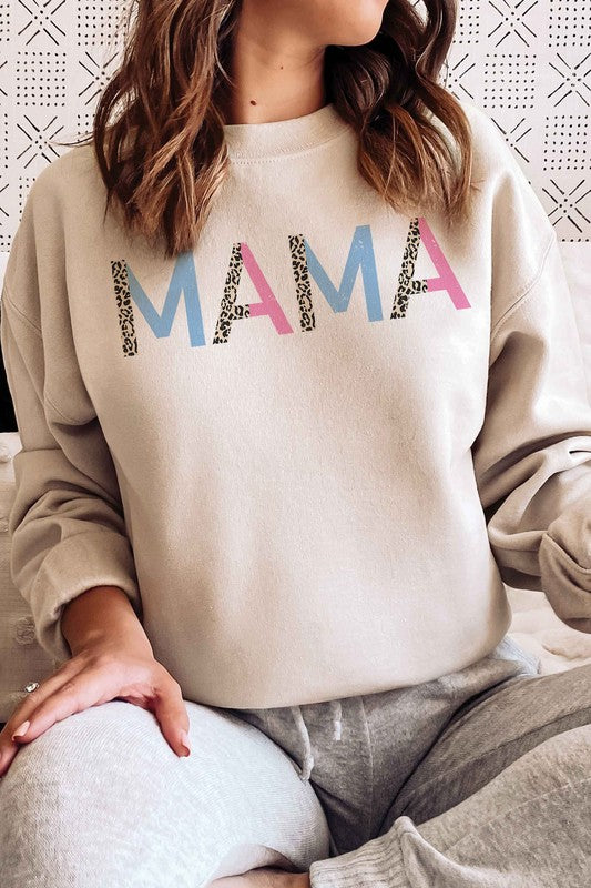 Leopard Mama Graphic Sweatshirt