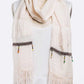 Fringe Tassel Large Oblong Scarf