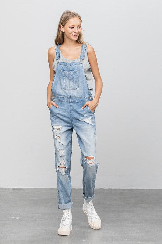 Heavy Body Premium Destroy Overalls