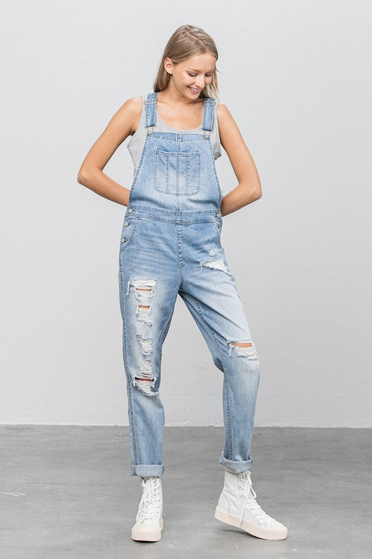 Heavy Body Premium Destroy Overalls