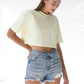 Ribbon Tie Frayed Denim Shorts