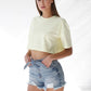 Ribbon Tie Frayed Denim Shorts