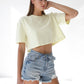 Ribbon Tie Frayed Denim Shorts