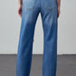 High Rise Straight Ankle Jeans