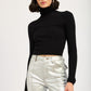 Turtle Neck Long Sleeve Top