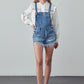 Frayed Overall Romper