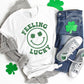 Shamrock Smile Feeling Lucky Graphic Tee