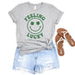 Shamrock Smile Feeling Lucky Graphic Tee