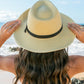 Drawstring Panama Hat