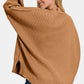 Zenana Side Sit Oversize Sweater