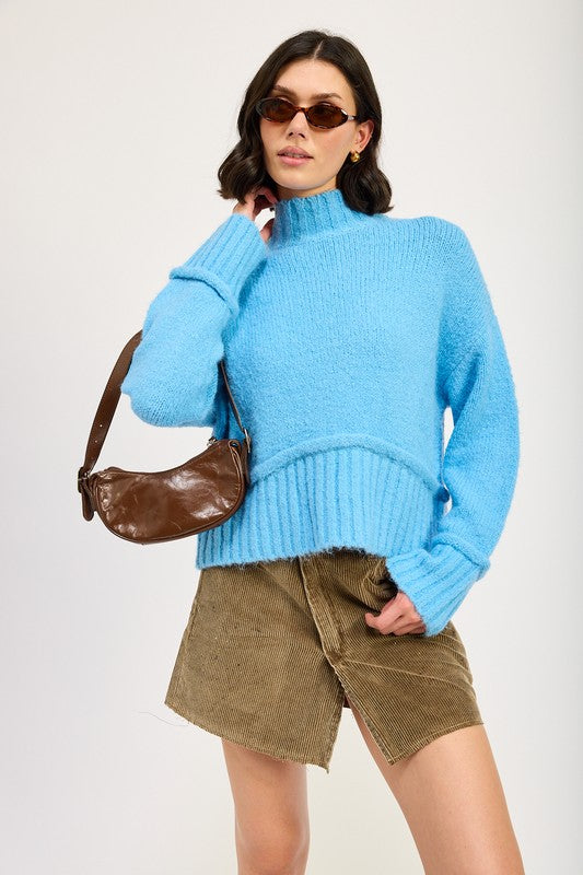 Turtle Neck Body Sweater