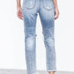 High Rise Straight Jeans