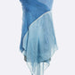 2 Tone Tassel Large Cotton Scarf