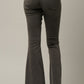 Mid Rise Banded Wide Flare Jeans