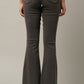 Mid Rise Banded Wide Flare Jeans