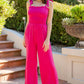 Smocked Bodice Jumpsuit-2 Color