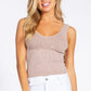 Seamless Reversible Stonewashed Ribbed Tank