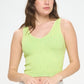 Seamless Reversible Stonewashed Ribbed Tank