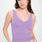 Seamless Reversible Stonewashed Ribbed Tank