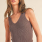 Seamless Reversible Stonewashed Ribbed Tank