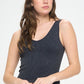 Seamless Reversible Stonewashed Ribbed Tank