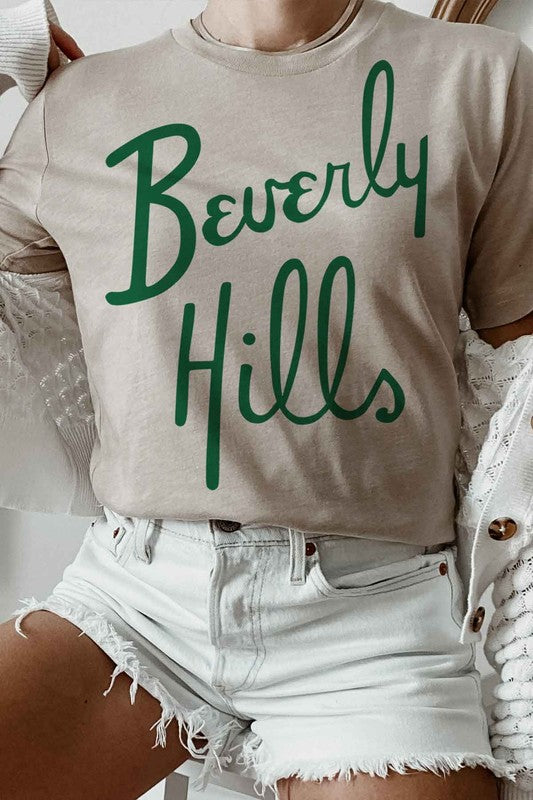 Oversized Beverly Hills Graphic Tee