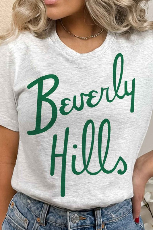 Oversized Beverly Hills Graphic Tee