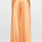 Stretch Satin Pants w/ Elastic Waist and Pockets