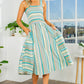 Smocked Stripe Dress with Pocket-New Color Added