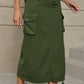 Cargo midi skirt