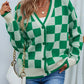 Checkered Cardigan