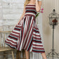 Smocked Stripe Dress with Pocket-New Color Added