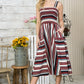 Smocked Stripe Dress with Pocket-New Color Added