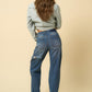 High Rise Straight Jeans