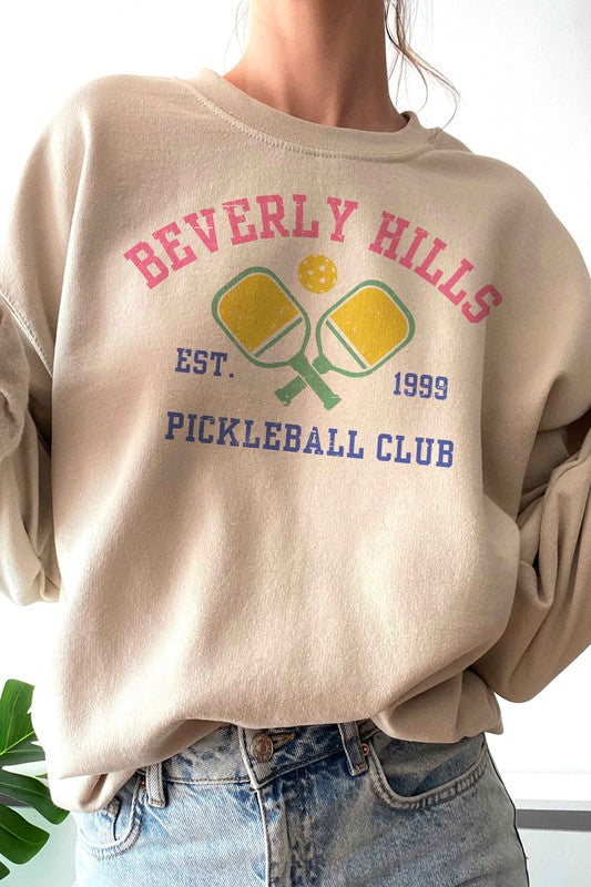 Beverly Hills Pickleball Club Graphic Sweatshirt