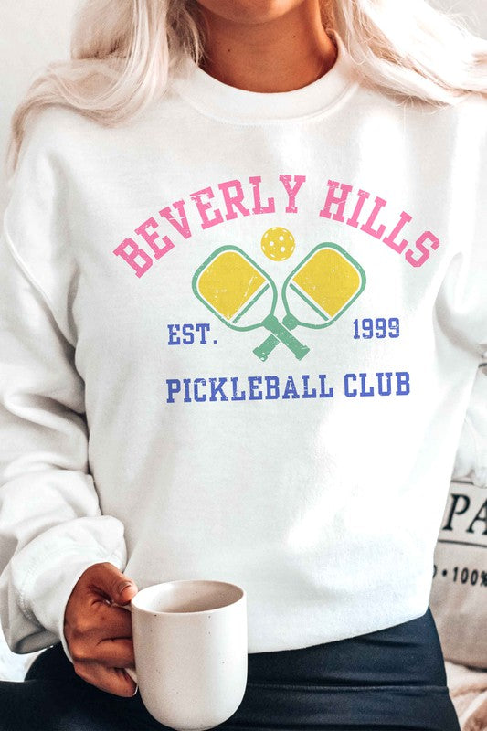 Beverly Hills Pickleball Club Graphic Sweatshirt