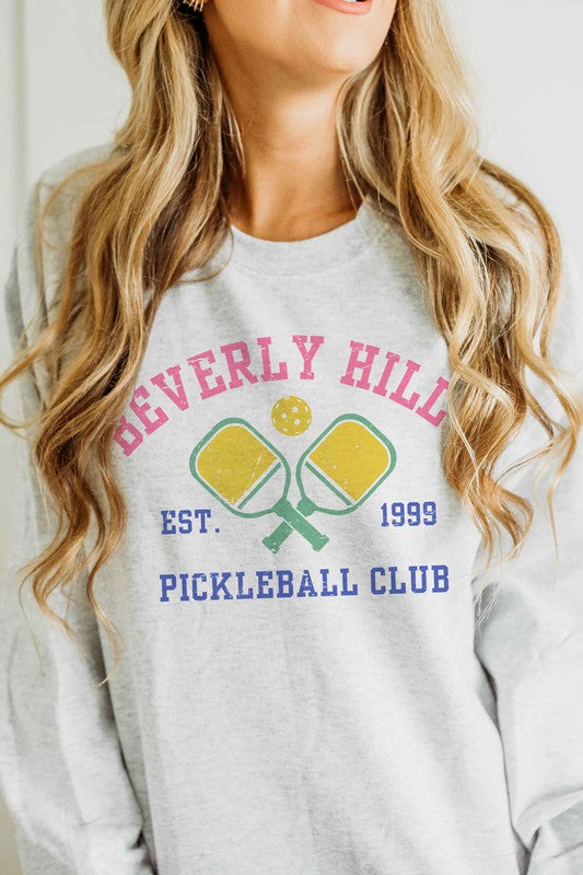 Beverly Hills Pickleball Club Graphic Sweatshirt